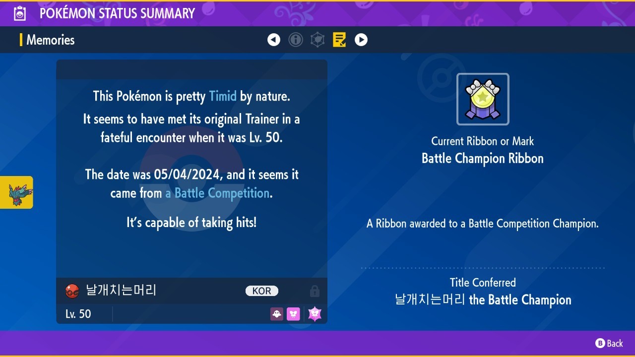 ✨ Pokemon South Korea Pokémon Trainers Cup – Shin Yeo-myeong’s Flutter Mane ✨