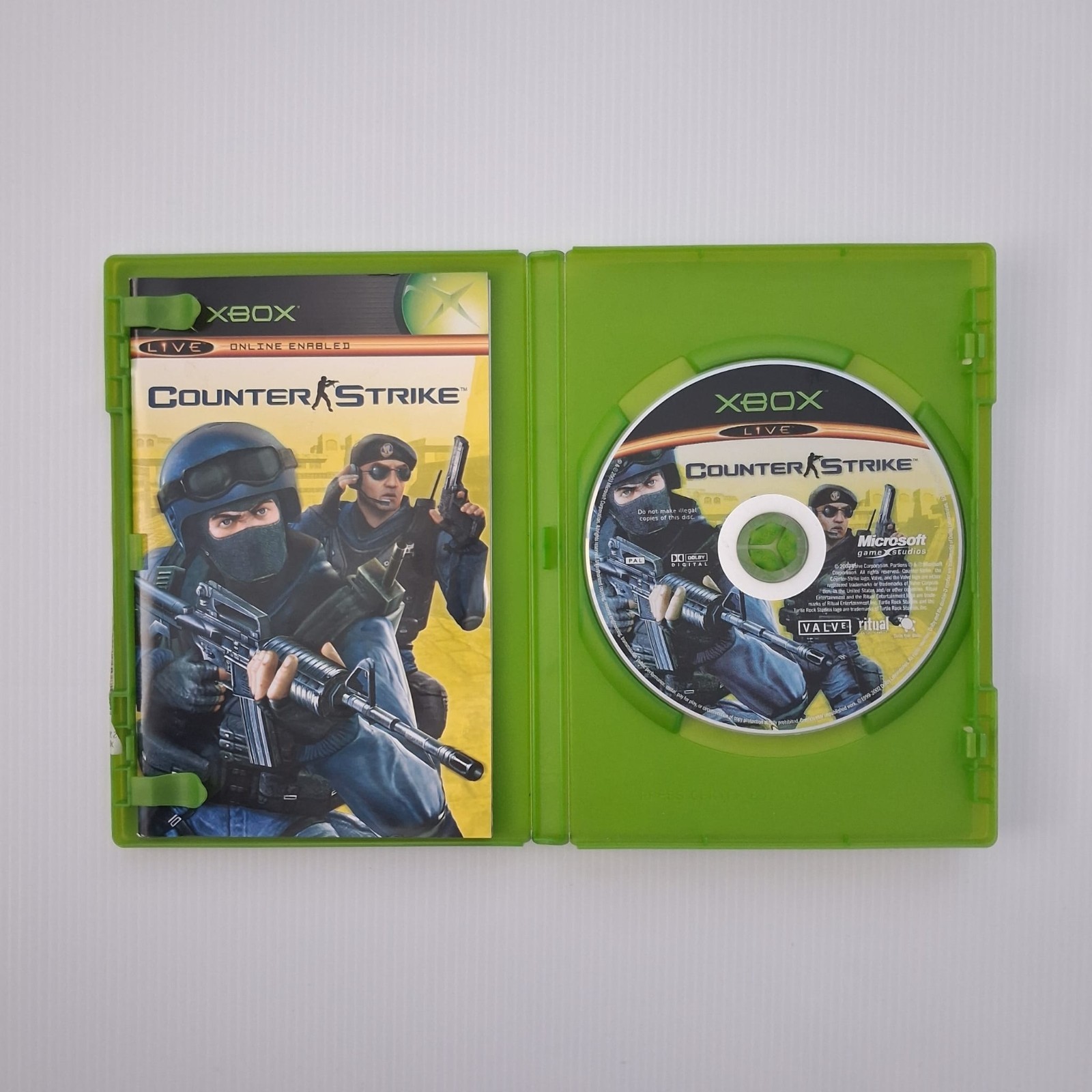 Counter-Strike Xbox Live Original Xbox Game Tested Working Complete PAL MA15+