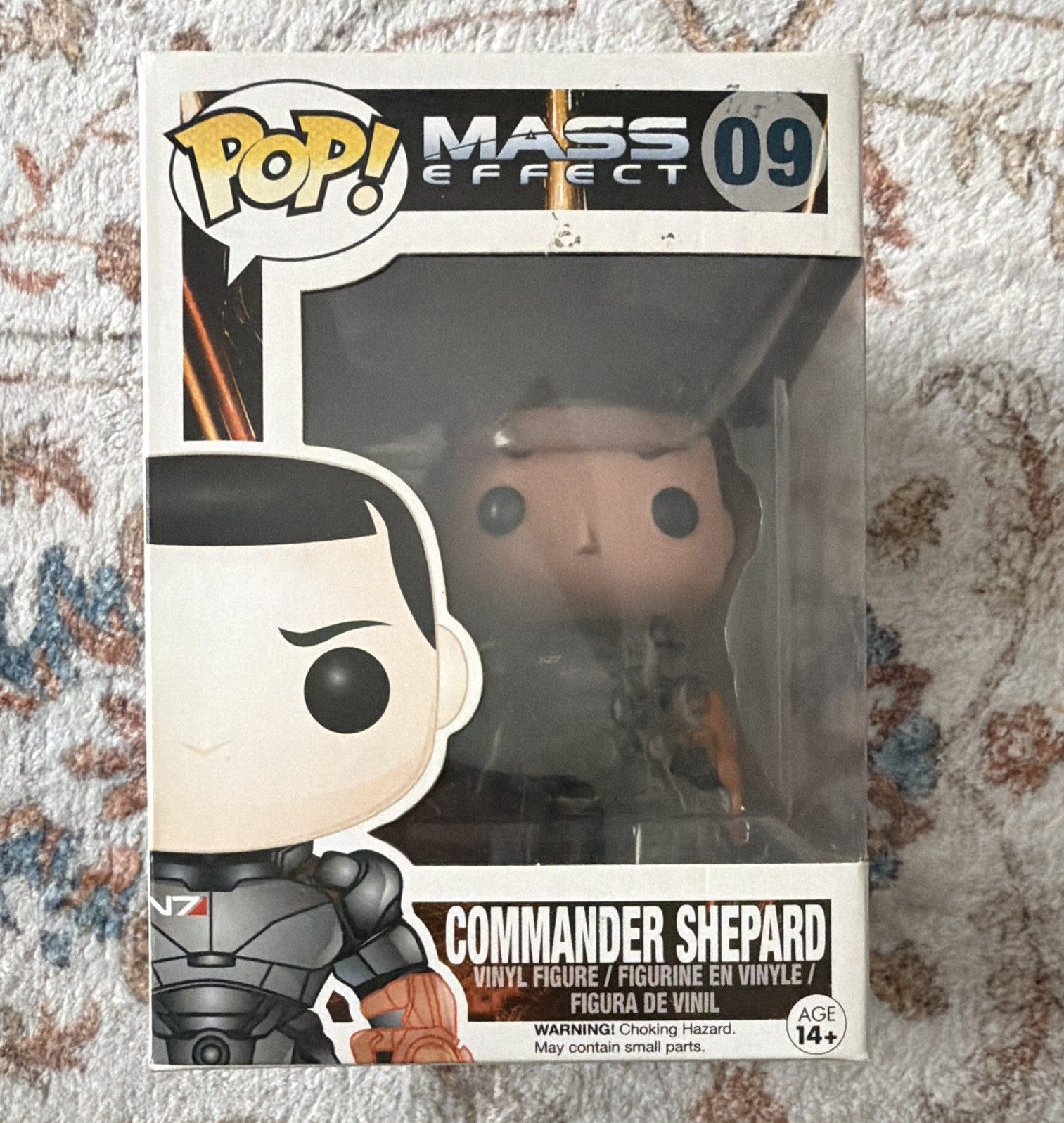 NIB! Never opened! Funko Pop! Games Mass Effect Commander Shepard #09