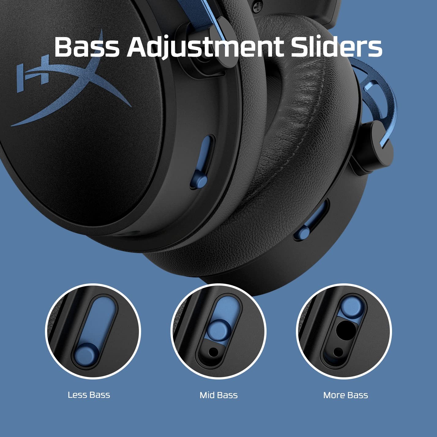 HyperX Cloud Alpha S Gaming Headset Blue HX-HSCAS-BL/WW (4P5L3AA)