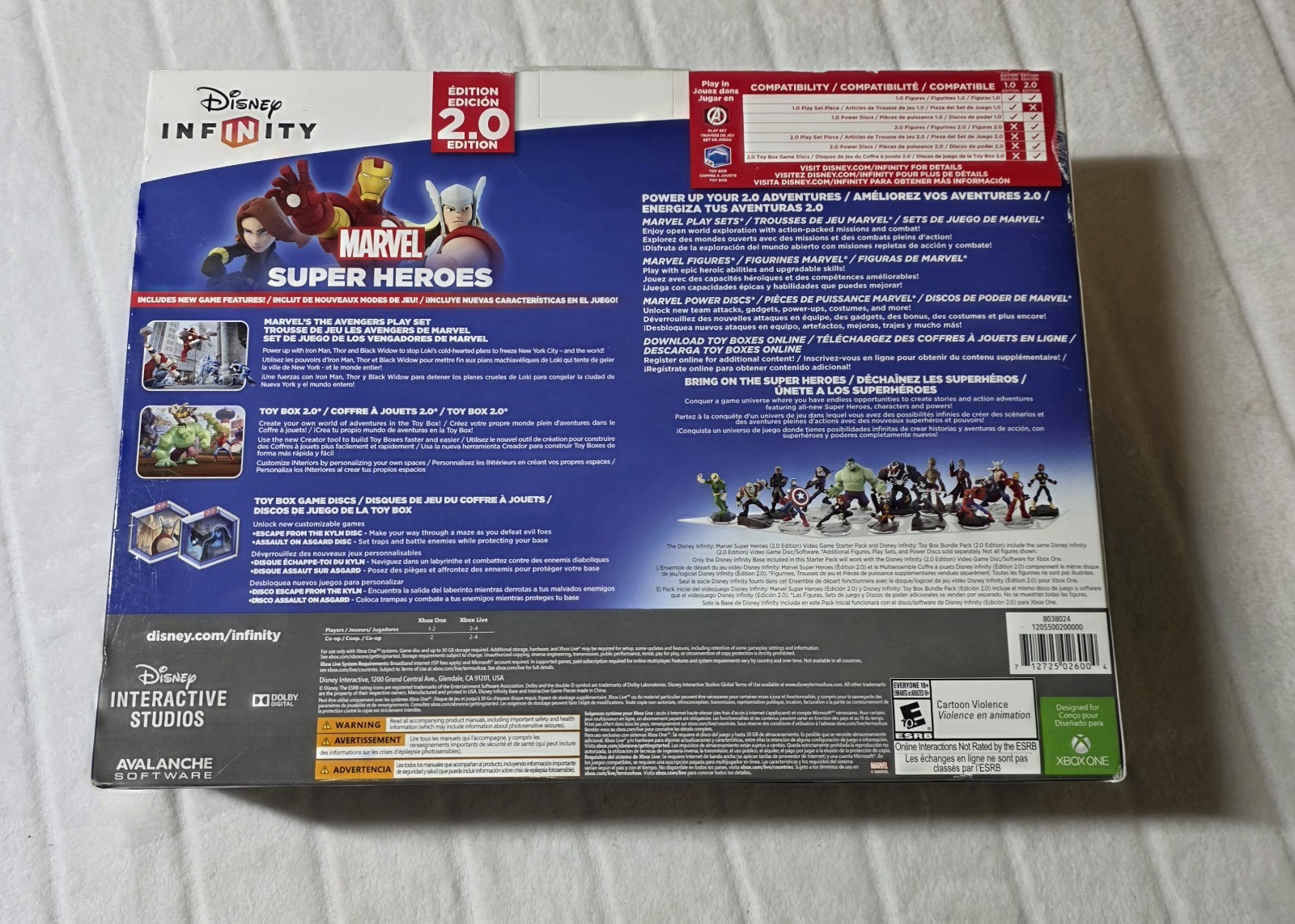 Xbox One Disney Infinity 2.0 Edition Starter Pack Marvel Super Heroes