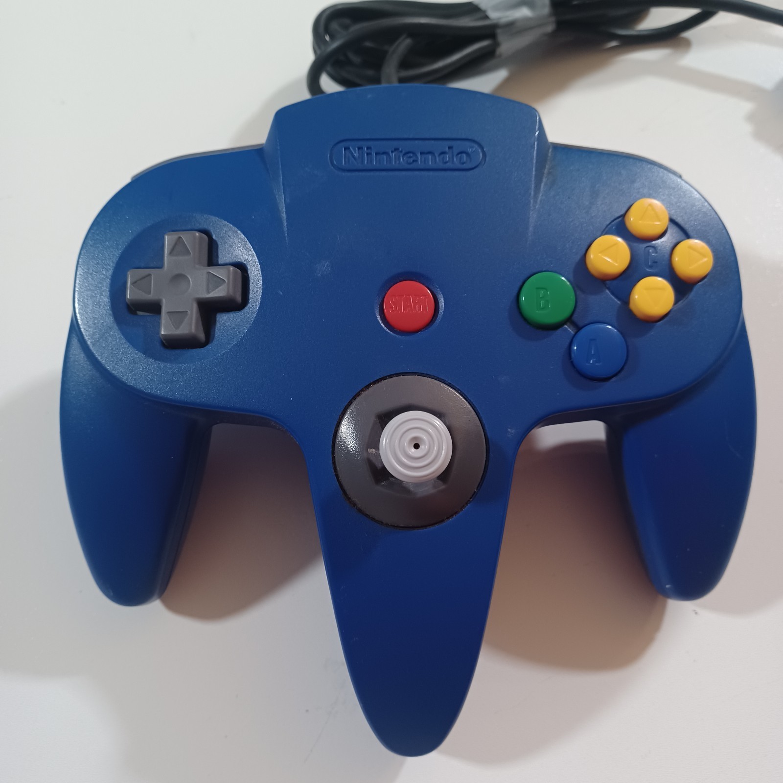 Nintendo 64 Controller N64 OEM Authentic, Blue- Tested