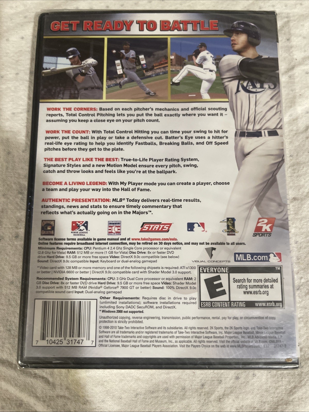 Major League Baseball 2K10 (PC, 2010)**Rare Vintage