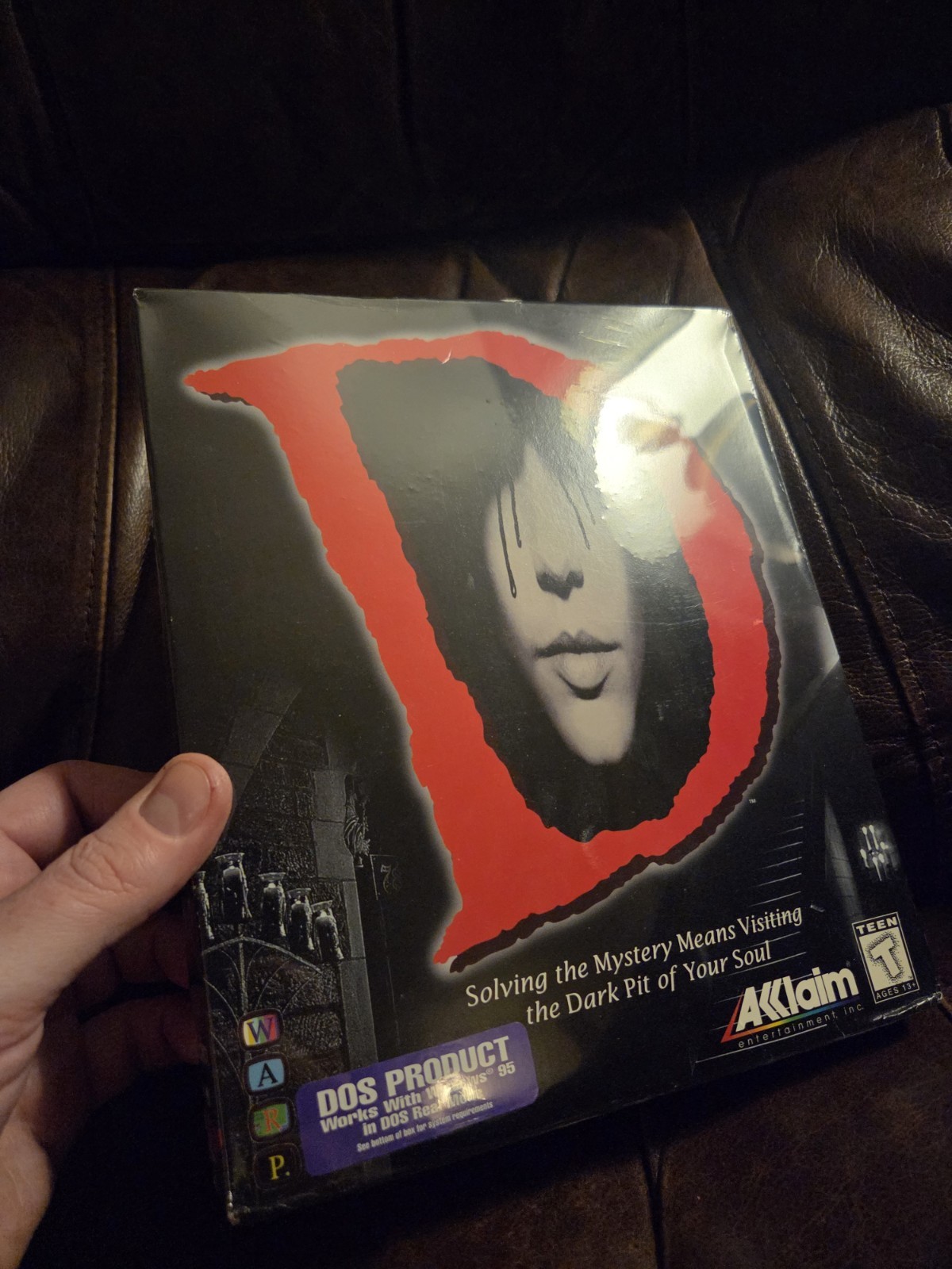 “D” (1995 PC) Acclaim RARE ENGLISH VERSION! Very Very Hard To Find Sealed!!