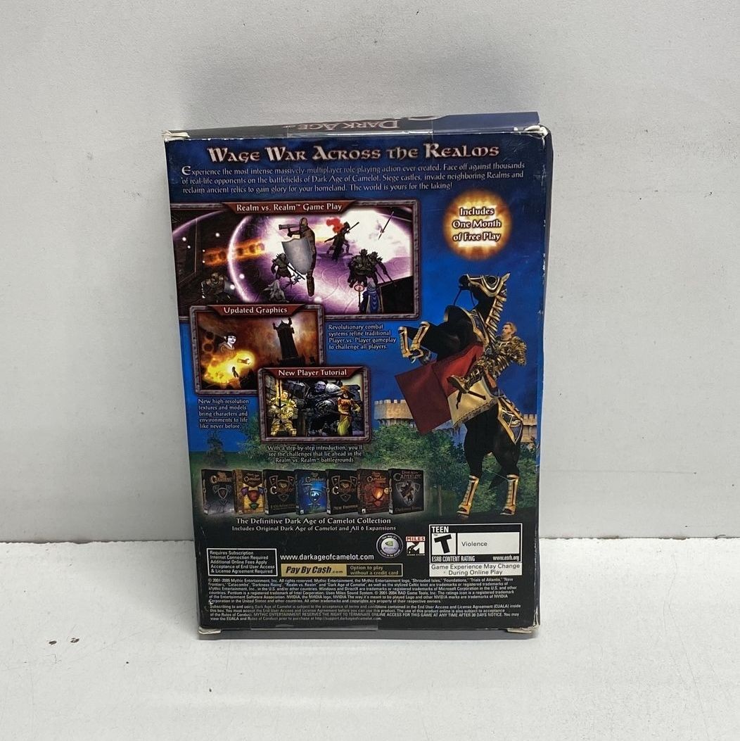 Dark Age of Camelot Epic Edition PC CD-ROM 2005 New Sealed Big Box