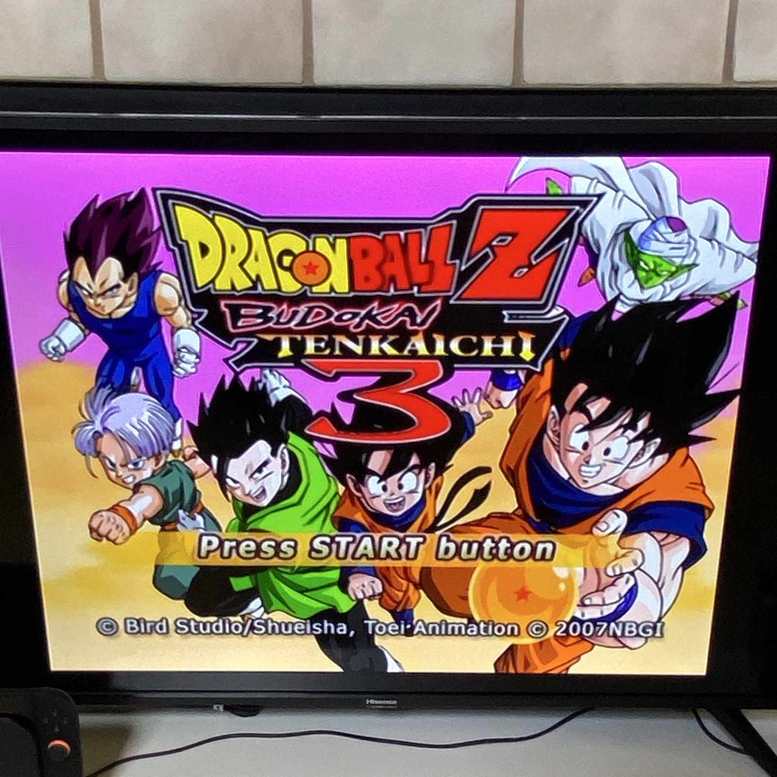 Bandai Dragon Ball Z Budokai Tenkaichi 3 PS2 PAL France PEGI 12 Manual 2007