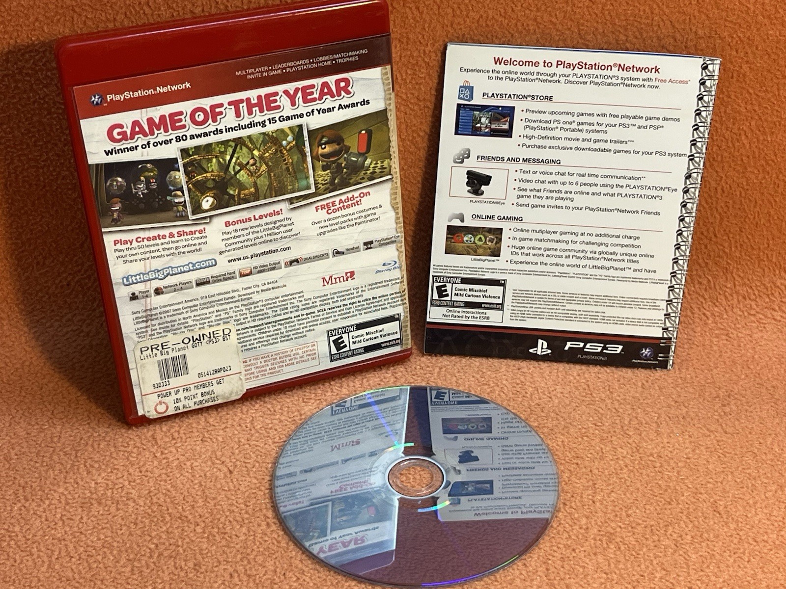 LittleBigPlanet Game of Year Greatest Hits PlayStation 3 PS3 Complete Game!