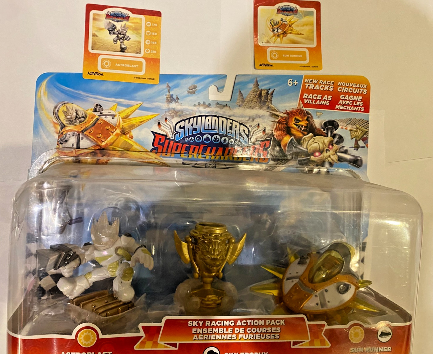 Skylanders Superchargers Sky Racing Action Pack Astroblast Sky Trophy Sun Runner