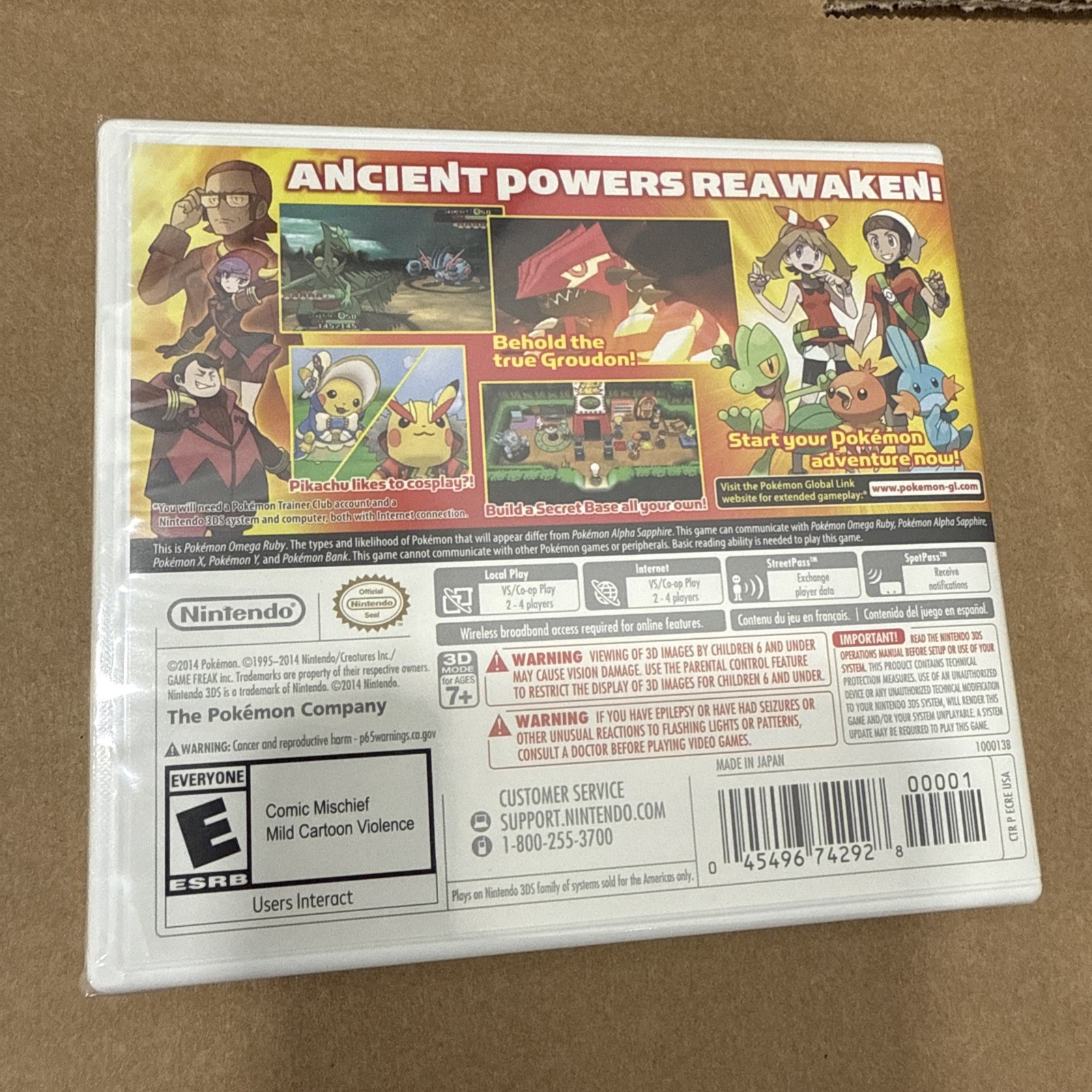 Pokemon Omega Ruby 3DS (Brand New Factory Sealed US Version) Nintendo 3DS