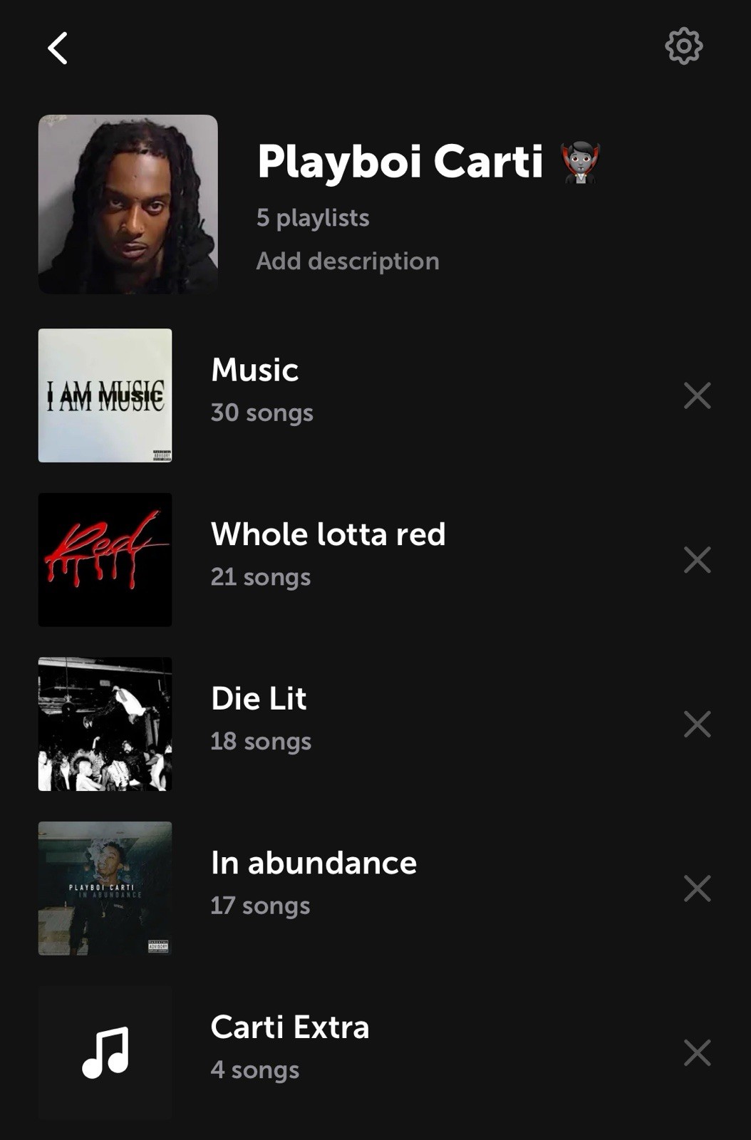 Entire Playboi Carti Discography For Soundmap It Only Include Nom Shinys
