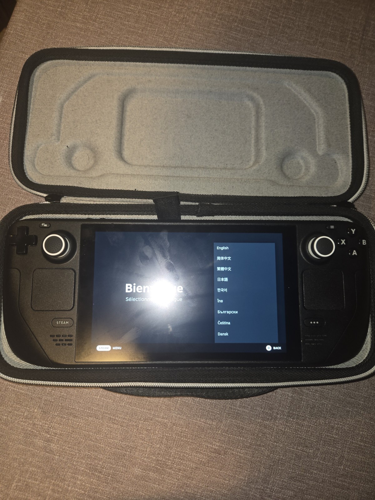 Valve Steam Deck 1010 LCD With Preformance Thumbsticks, Case and TV Dock