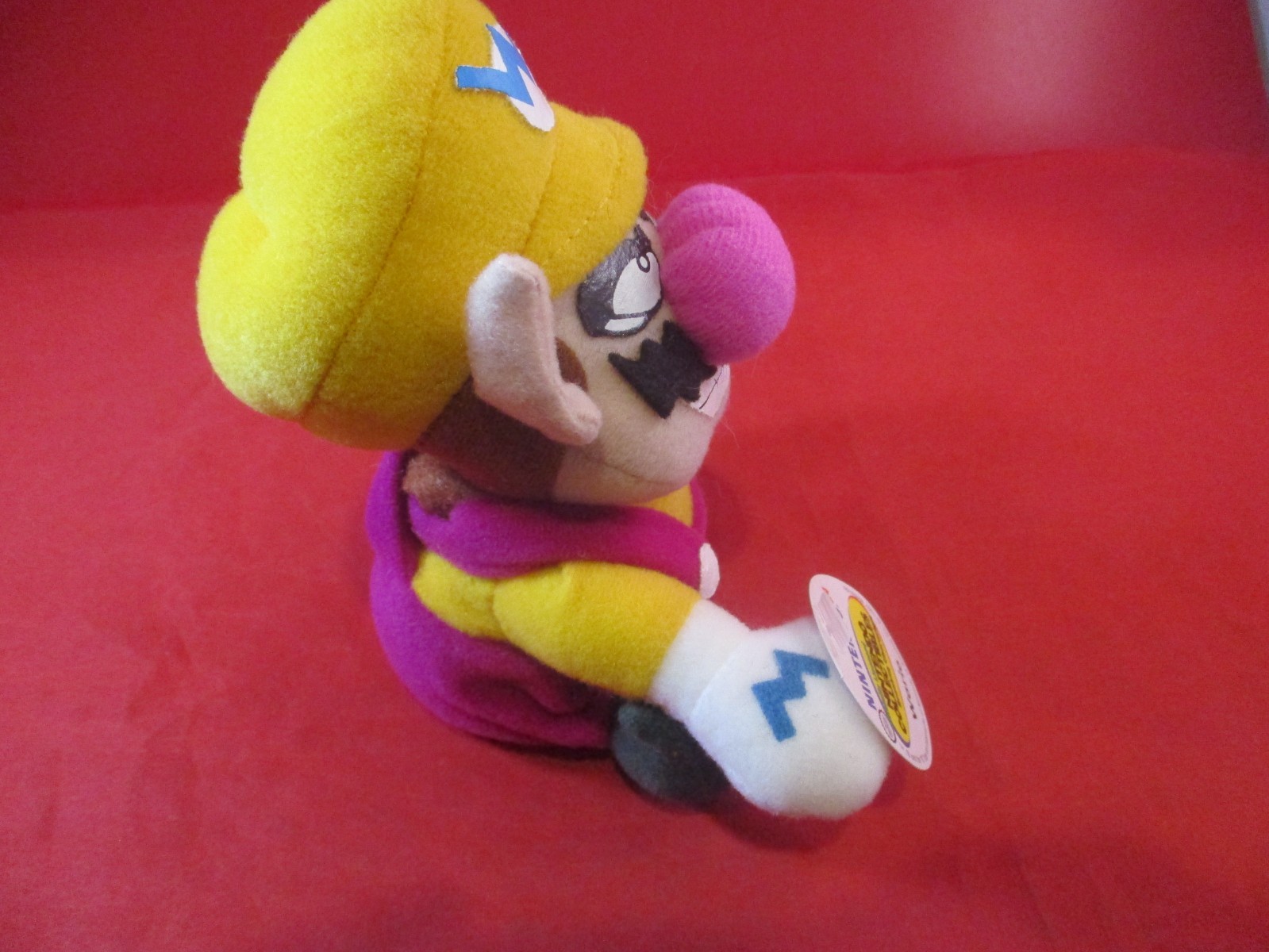 Wario Nintendo 64 N64 Plush Stuffed Animal Beanbag Figure BD&A w/Tags!
