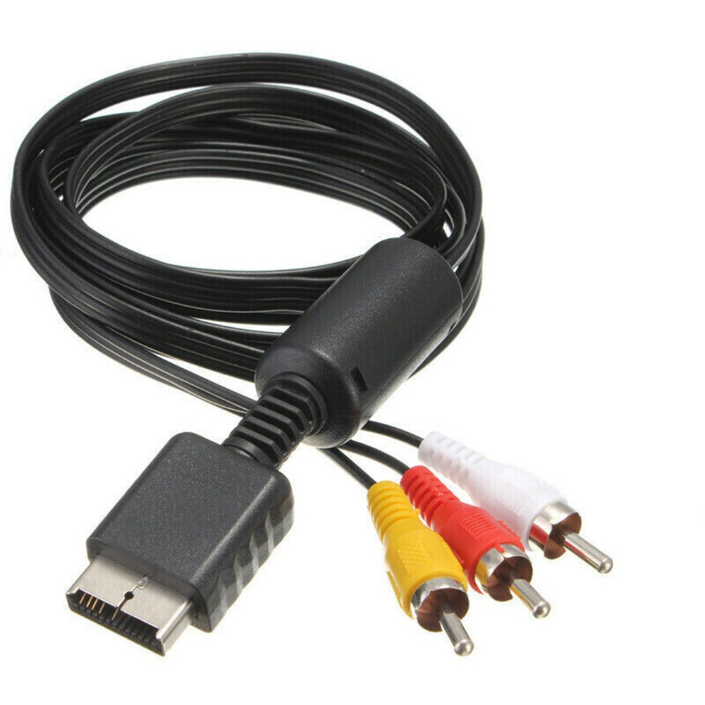 TV AV RCA Audio & Video Cable Lead Cord for SONY Playstation 1 2 3 PS1 PS2 PS3 a