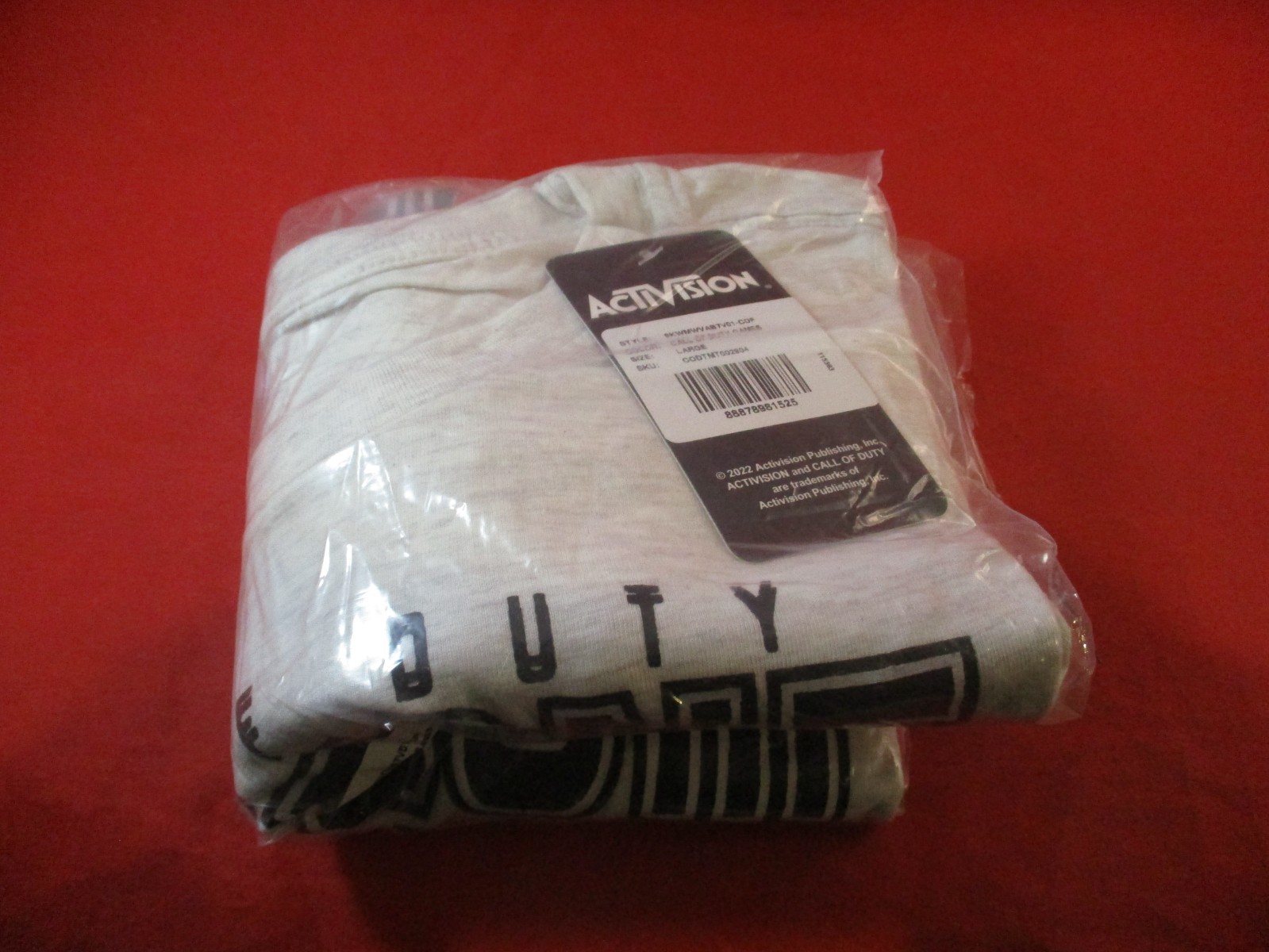 Call Of Duty Warzone Bounty Hunters Activision Promo White T-Shirt Men’s L *NEW*