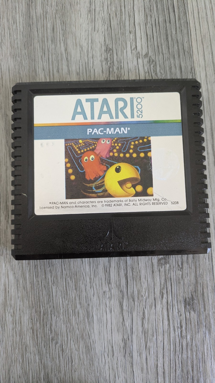 loose Atari 5200 cartridges Digdug And Pac-man