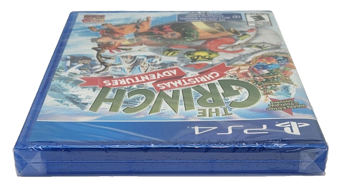 The Grinch Christmas Adventure PlayStation 4 PS4 – Brand New Factory Sealed US