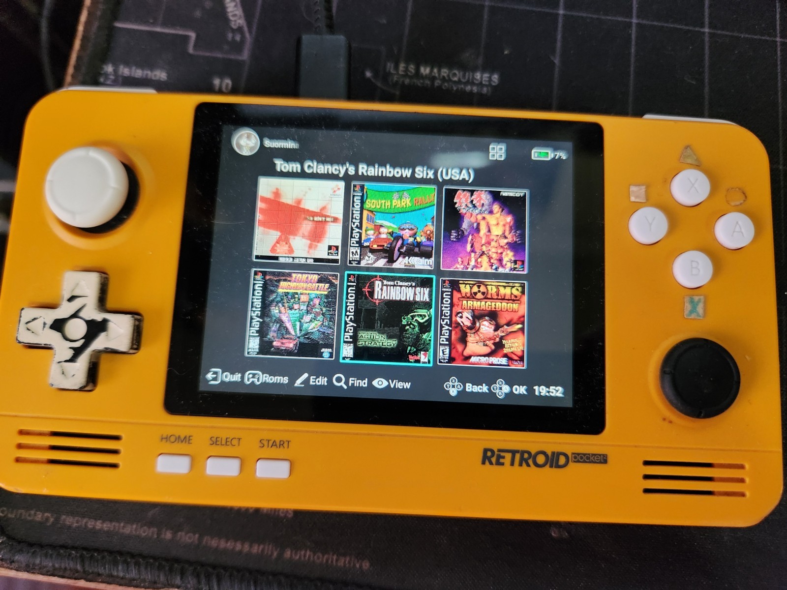 Worn Retroid Pocket 2+ With HDMI