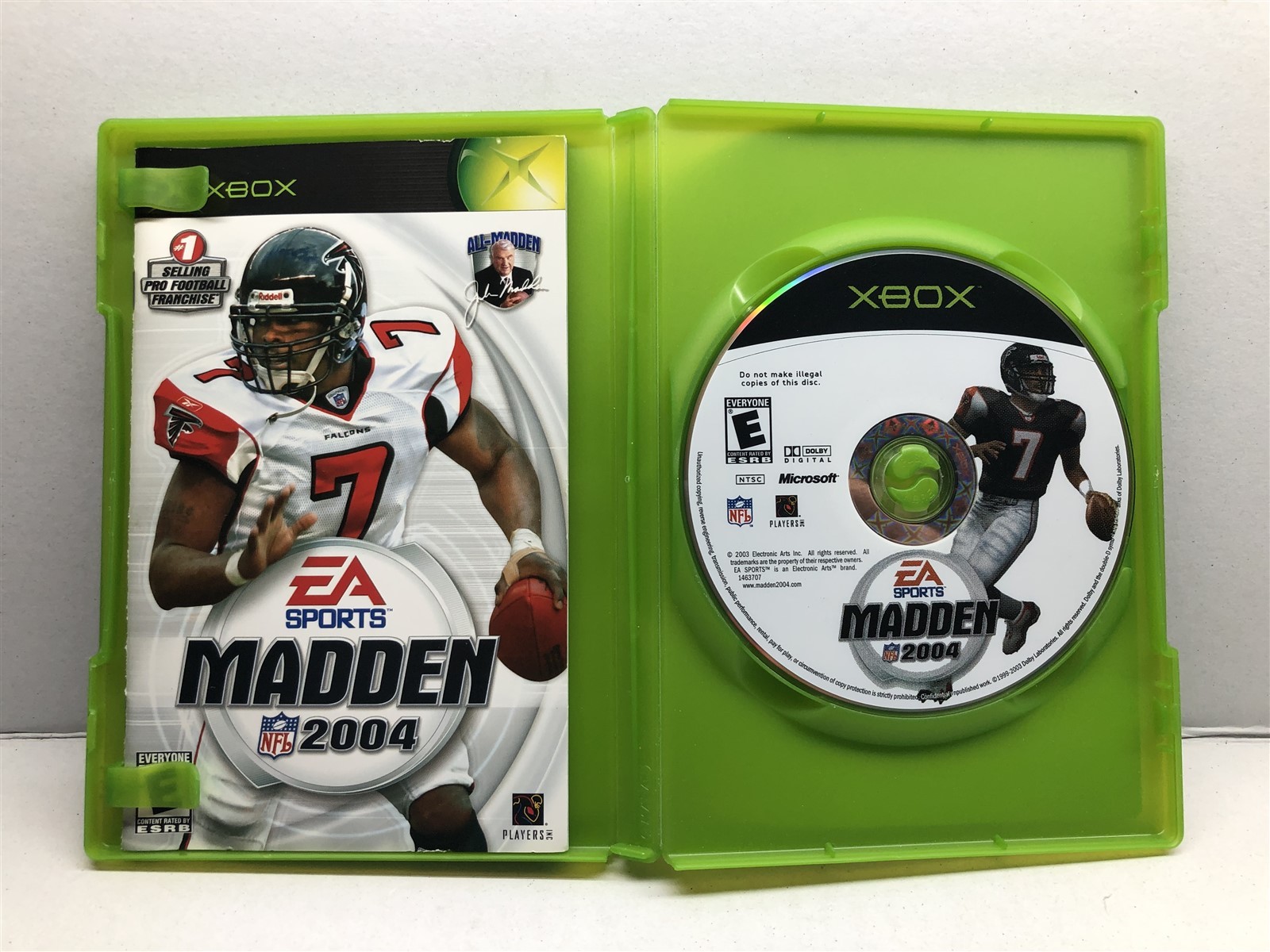 Madden NFL 2004 (Microsoft Xbox, 2003) Complete w/ Manual – Tested Working