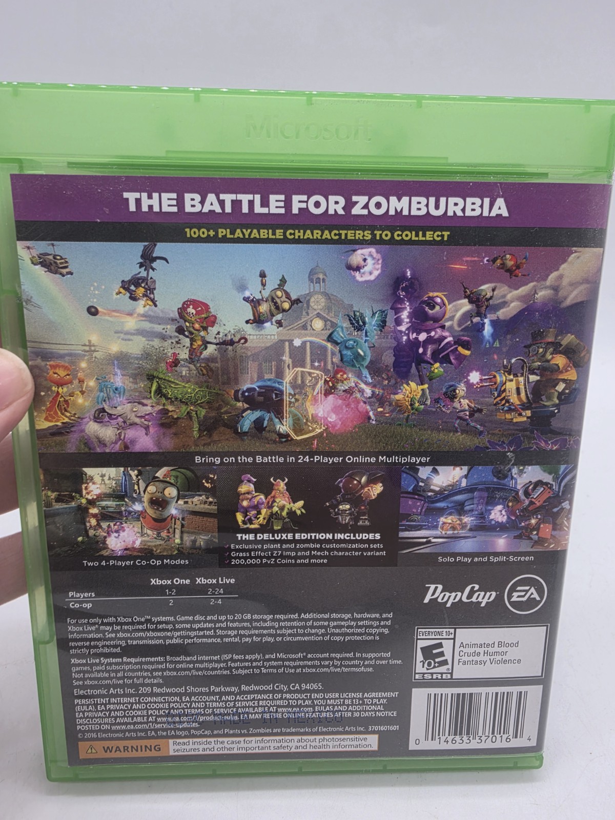 Plants vs. Zombies: Garden Warfare 2 Deluxe Edition Cib Complete Mint Tested
