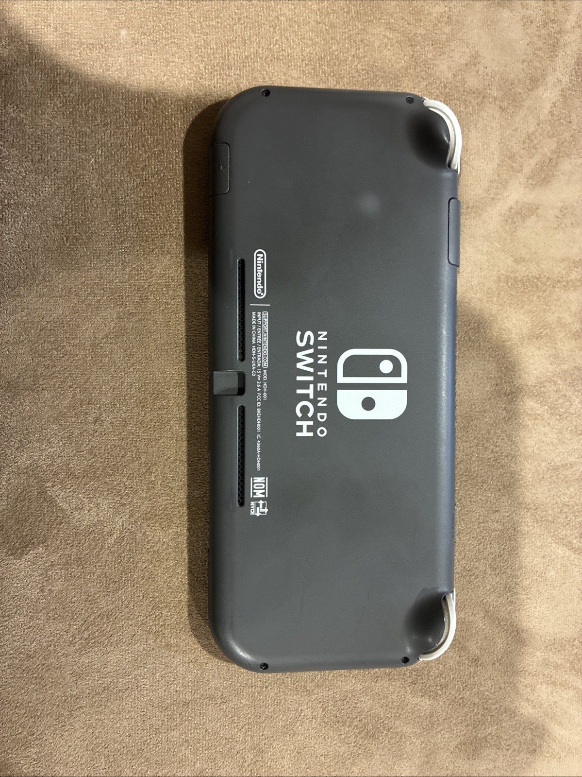 Nintendo Switch Lite Gray Handheld System 32GB 720p HD W Charger – TESTED/WORKS