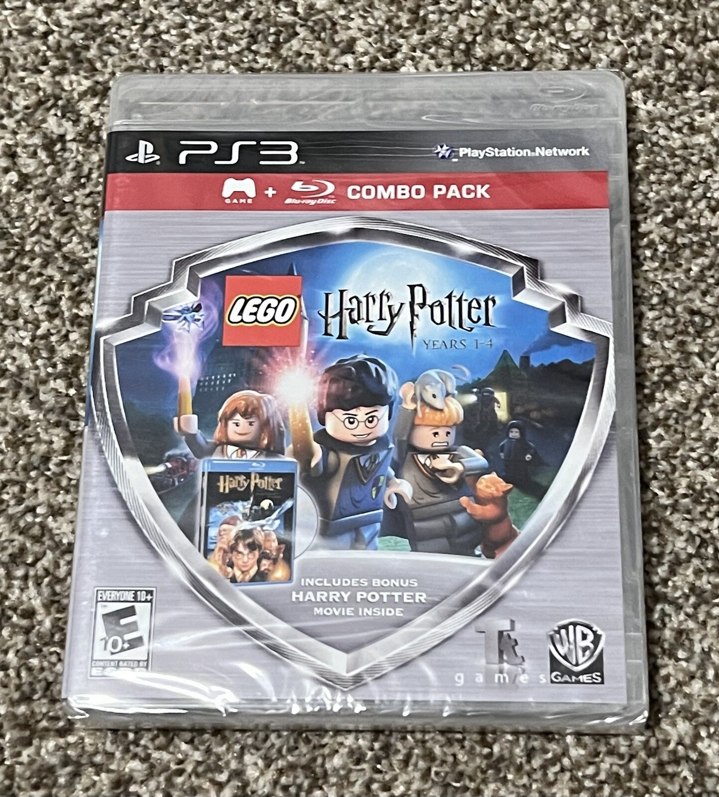 LEGO Harry Potter: Years 1-4 PS3 Playstation 3 Game + Blu Ray Combo Pack NEW