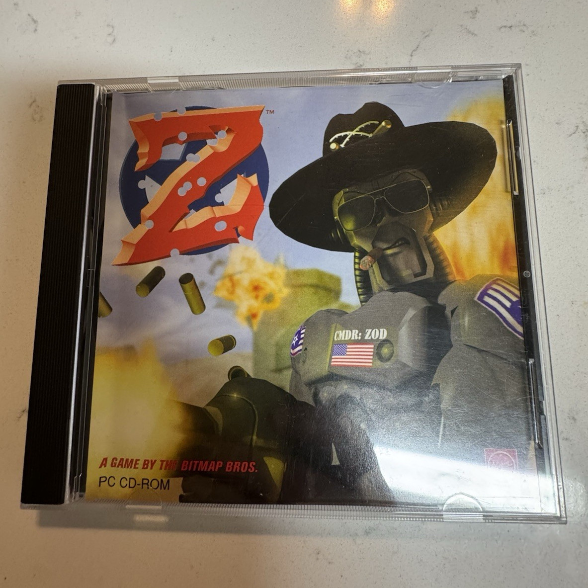 Z PC CD-ROM 1996 Virgin Interactive Bitmap Brothers Complete Tested