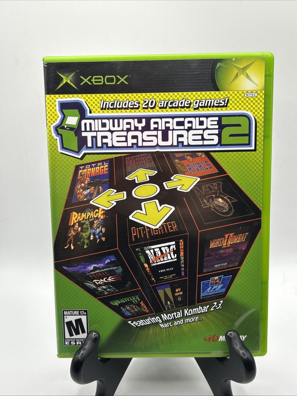 Xbox Midway Arcade Treasures 2 CIB Tested Nice