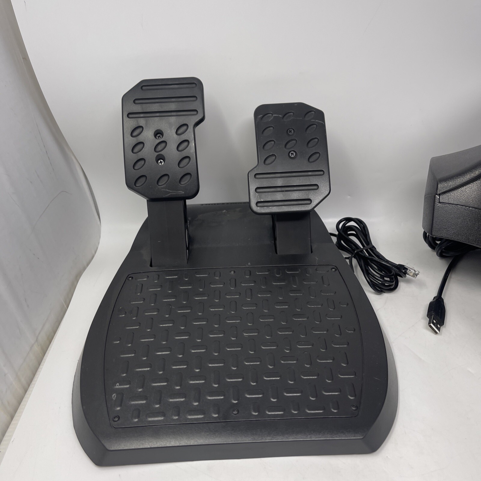 Tested Thrustmaster T80 Playstation PS3 PS4 Racing Steering Wheel Clamp & Pedals