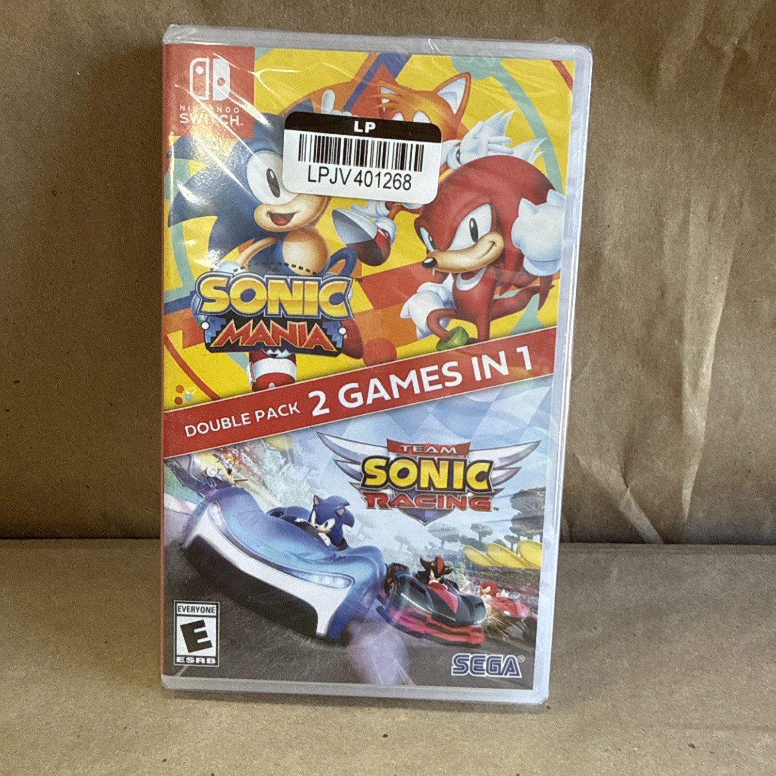 Sonic Mania + Team Sonic Racing Double Pack – Nintendo Switch (NEW)