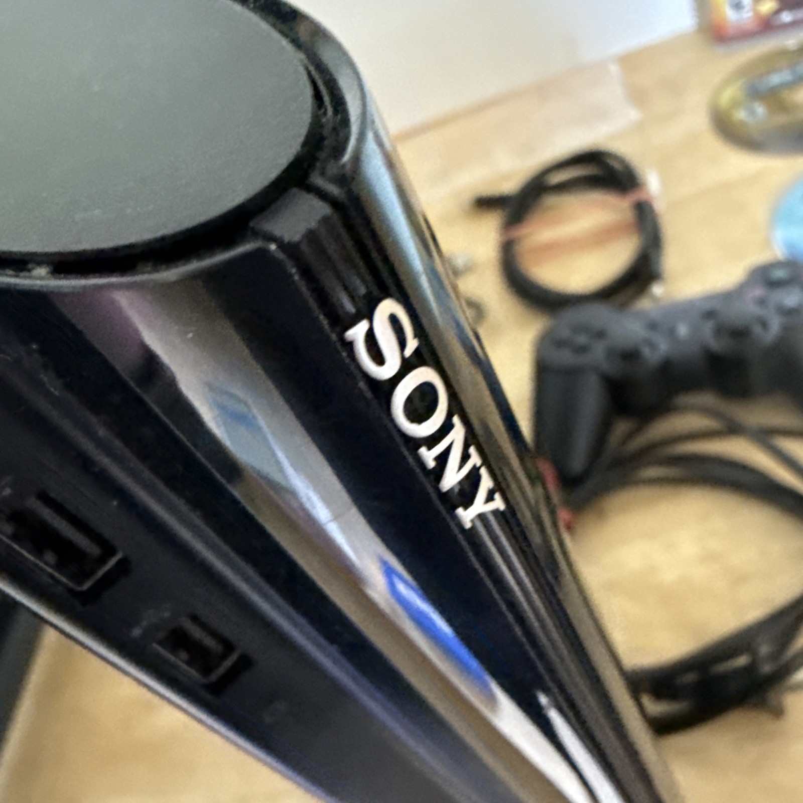 Sony Playstation 3 PS3 Super Slim 250GB CECH-4001B Console Bundle 6 Games