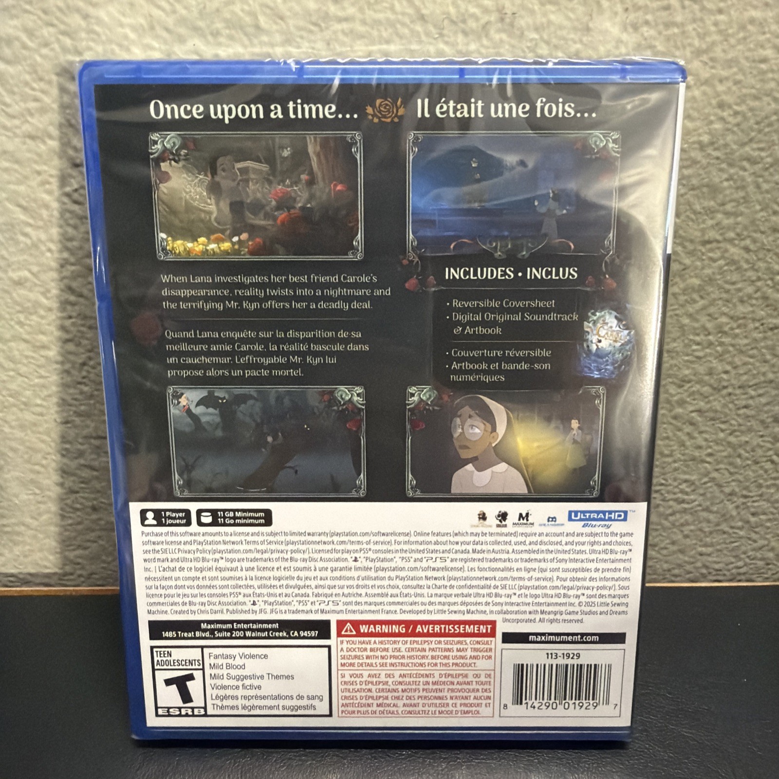 Bye Sweet Carole – PlayStation 5 PS5 New Sealed FREE SHIPPING