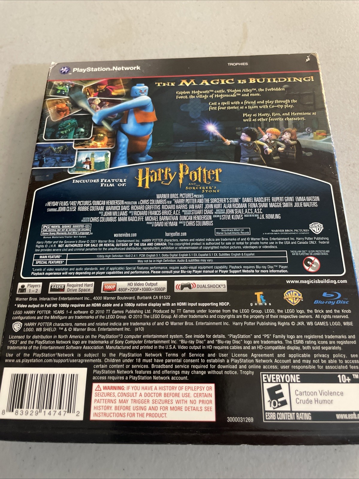 Lego Harry Porter PS 3 Years 1-4 And 5-7 Complete. Very Good Condition