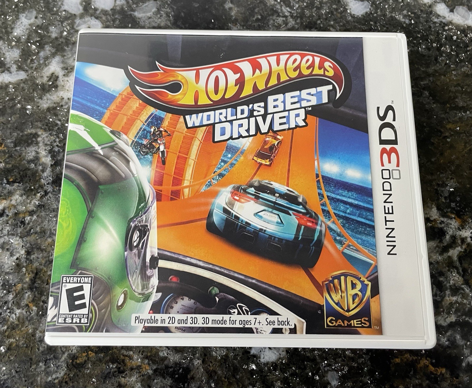 Hot Wheels: World’s Best Driver (Nintendo 3DS, 2013) COMPLETE CIB NICE!!