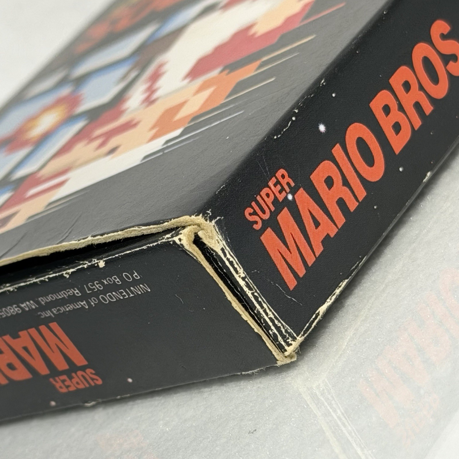 Super Mario Bros 1⭐️NICE 5 Screw Hangtab Complete CIB⭐️Nintendo NES Original USA