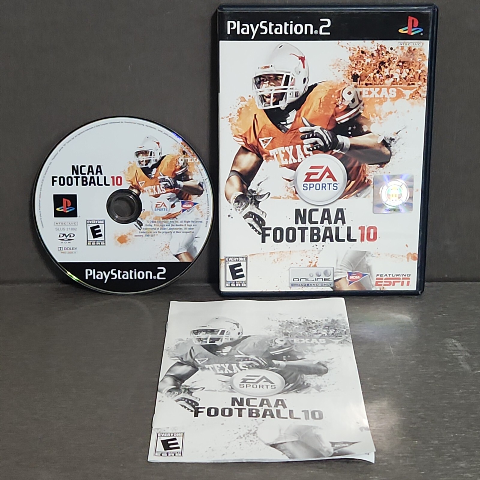 NCAA Football 10 PlayStation 2 PS2 Complete Refurbished
