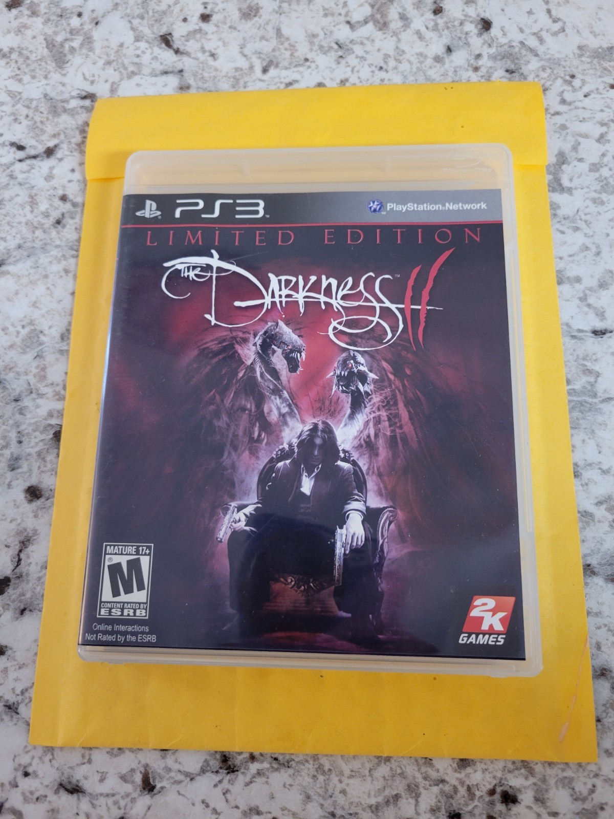 The Darkness II 2 – Limited Edition (Sony PlayStation 3, 2012) CIB Ps3 POSTER