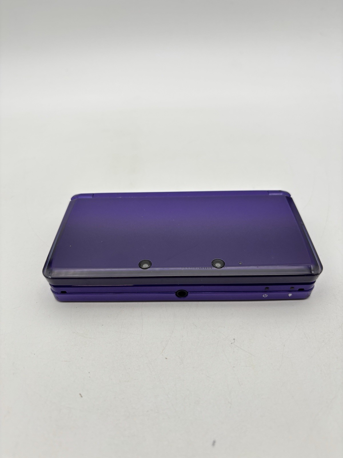 Nintendo 3DS Midnight Purple Handheld Console System Charger Tested & Working