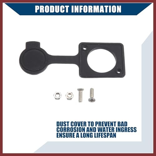 Outer/Winch Socket Connector Assembly with Rubber Cover Dust Cover Replacement