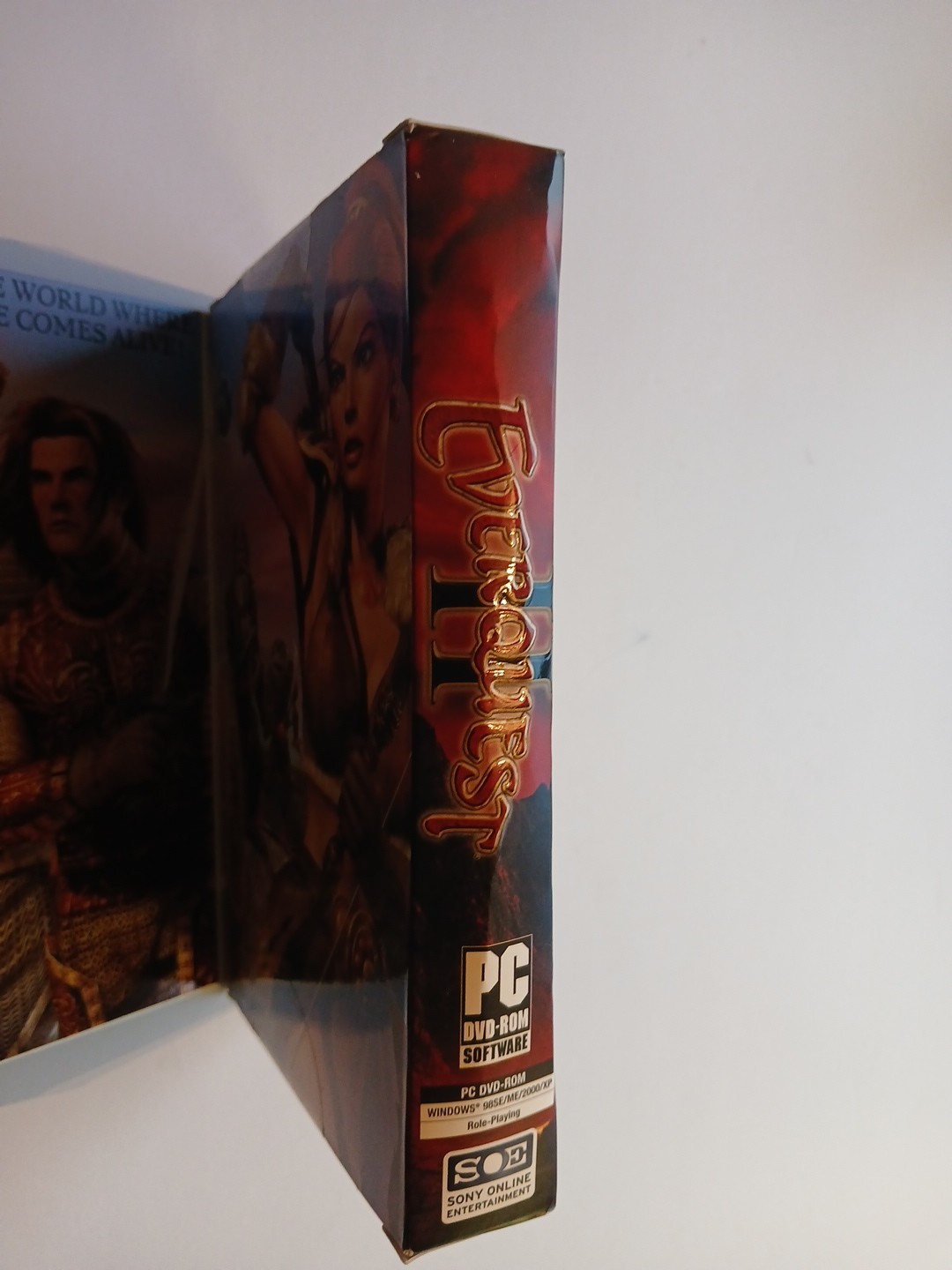 EverQuest II PC DVD-ROM Big Box Factory Sealed Windows 98/XP SOE 2004