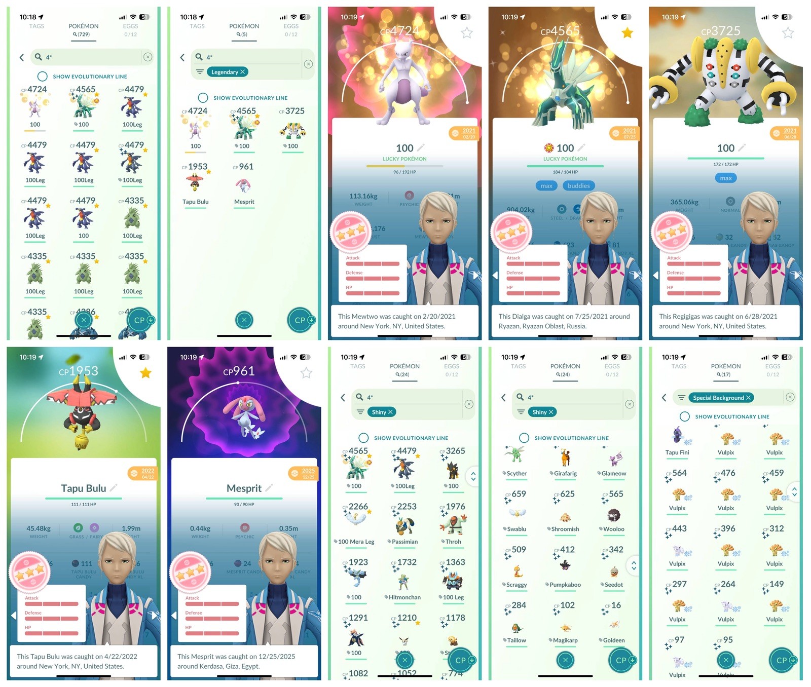 Poke Acc GO LvL 75 – 37k Coins, 465 Pass – 803 Legend, 992 Shiny-Name changeable