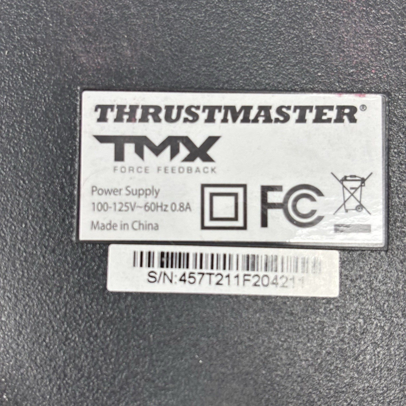 Thrustmaster TMX Force Feedback Racing Wheel for Xbox One, Pedals UNTESTED READ