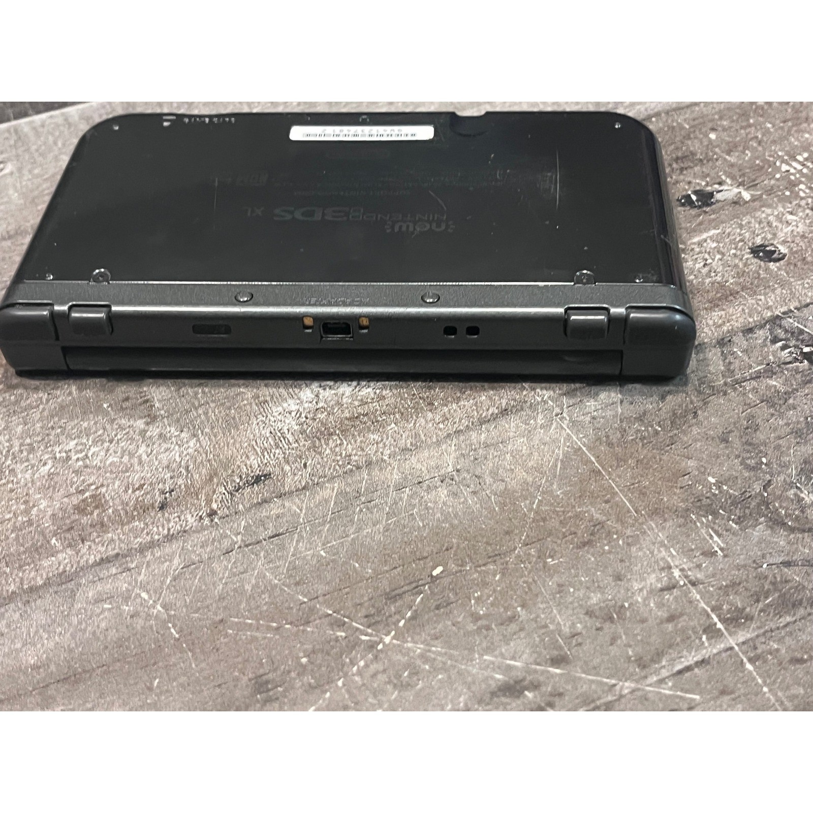 New Nintendo 3DS XL GRAY Handheld Console & OEM Charger RED-001 TESTED NO STYLUS