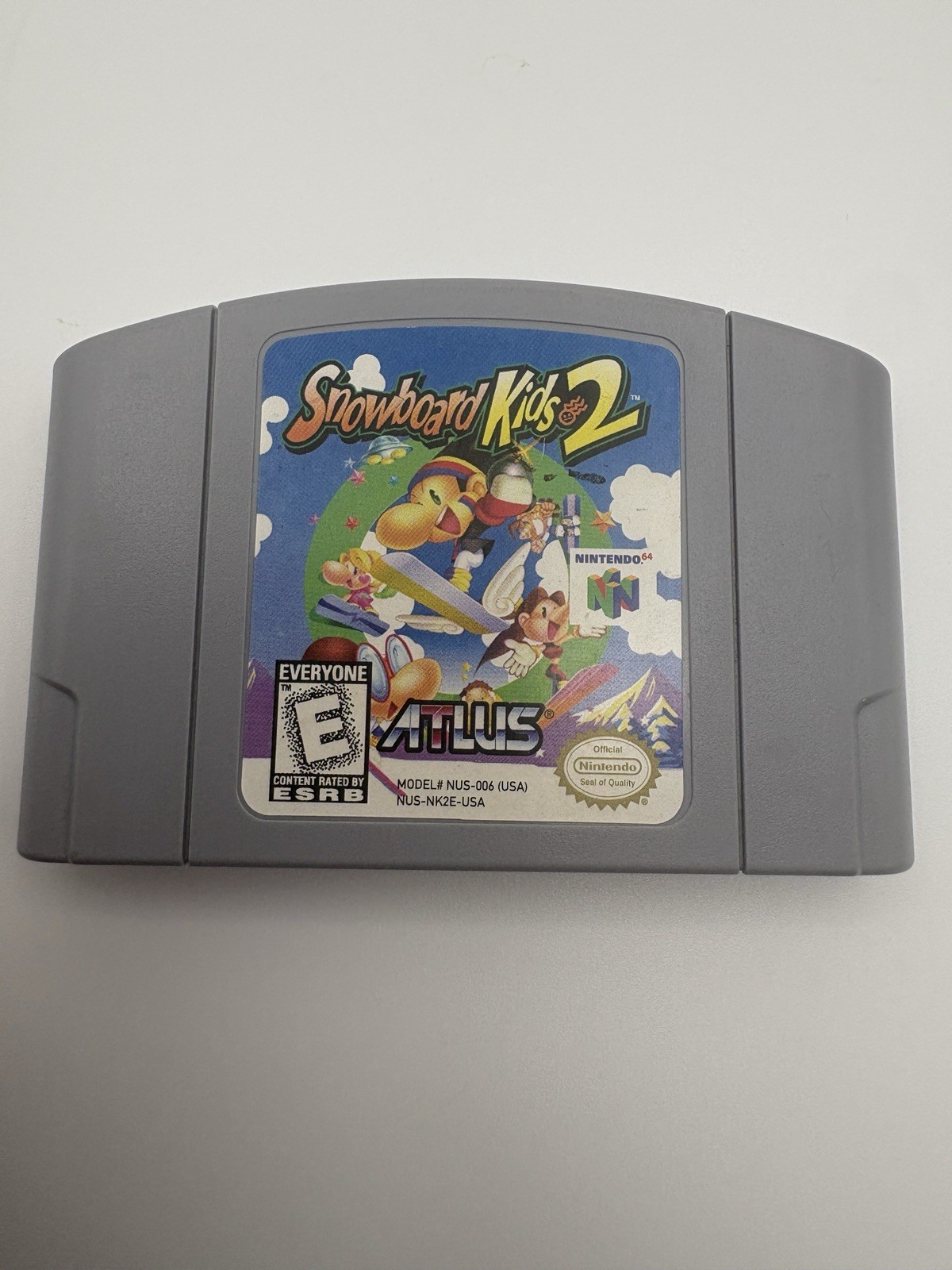 Snowboard Kids 2 Nintendo 64 N64 1999 Authentic Cart Only Tested Atlus VTG Rare