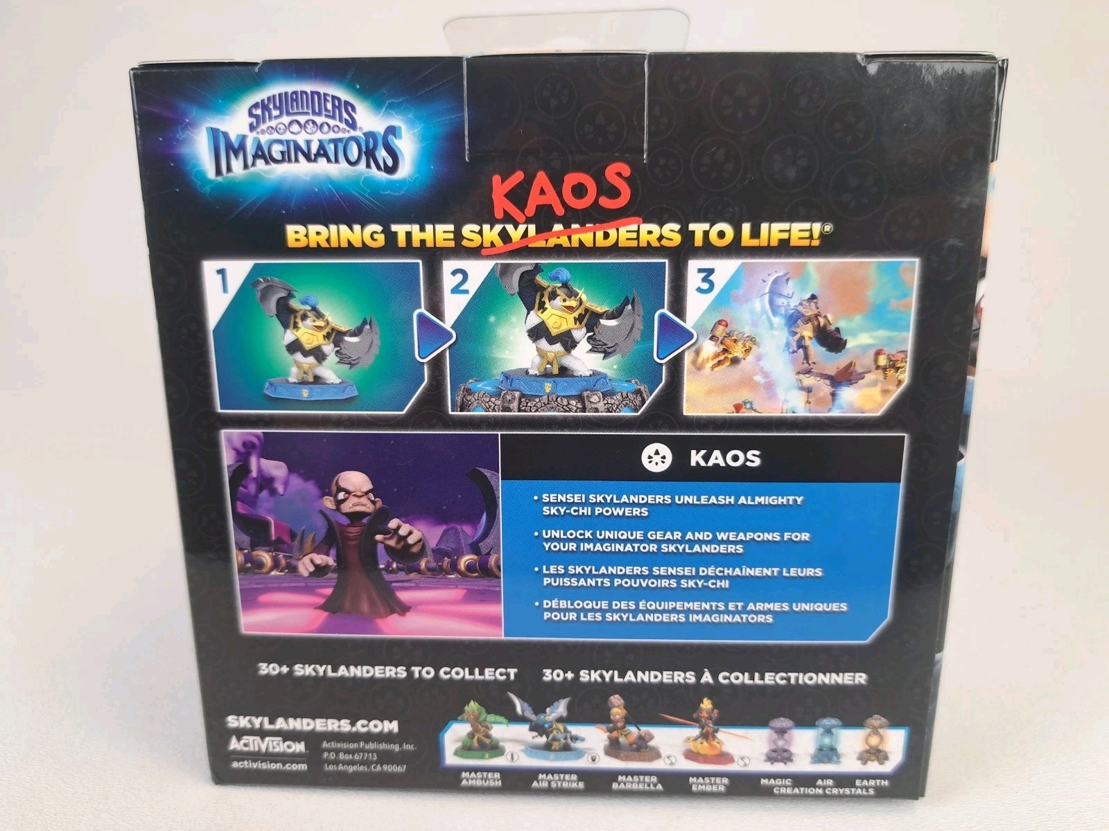 Skylanders Imaginators Kaos Sensei Original Box – Sealed – Rare – Villain