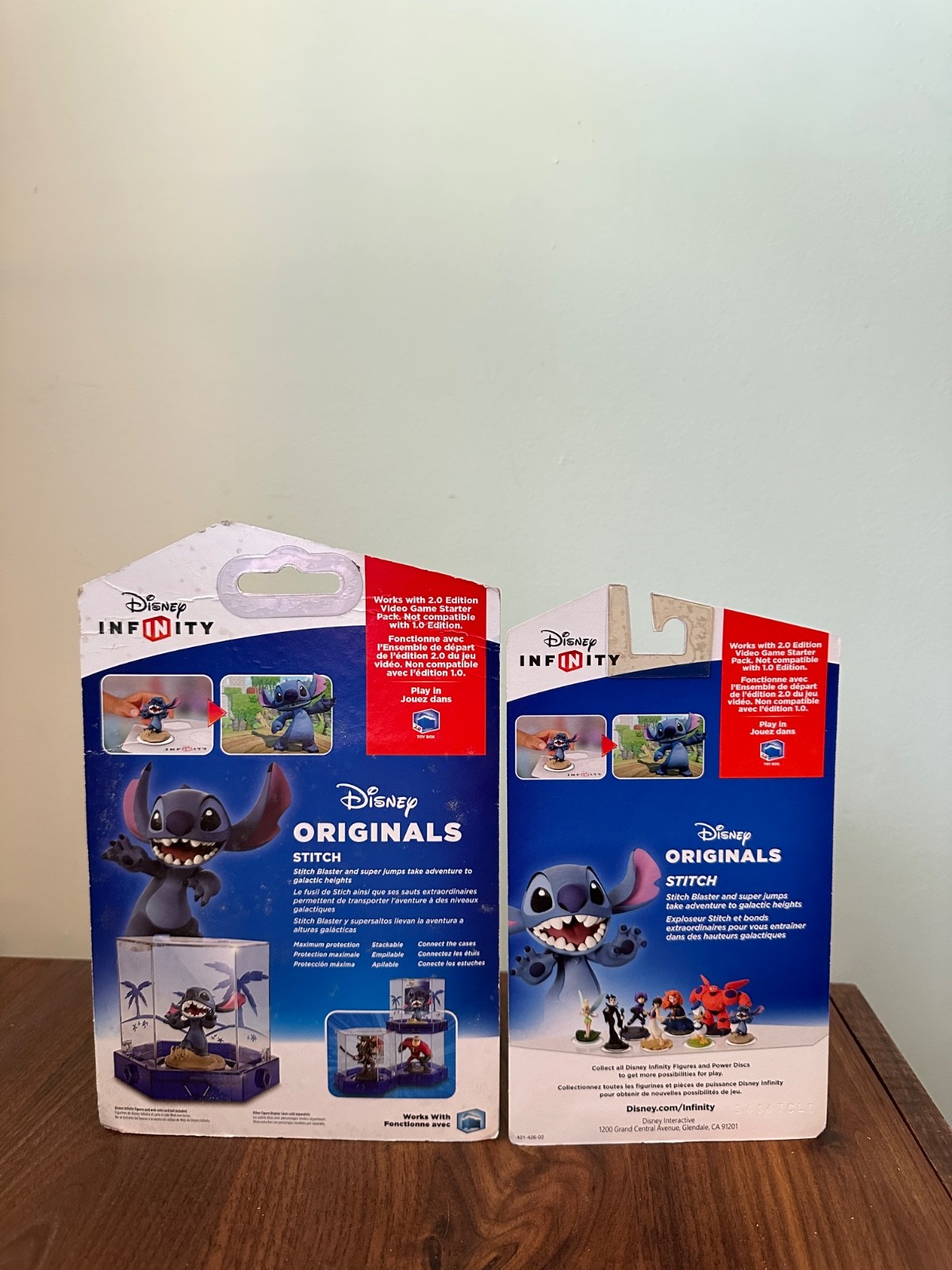 Disney Infinity Originals Series Stitch 2.0 Figure Display Case Lot New M4