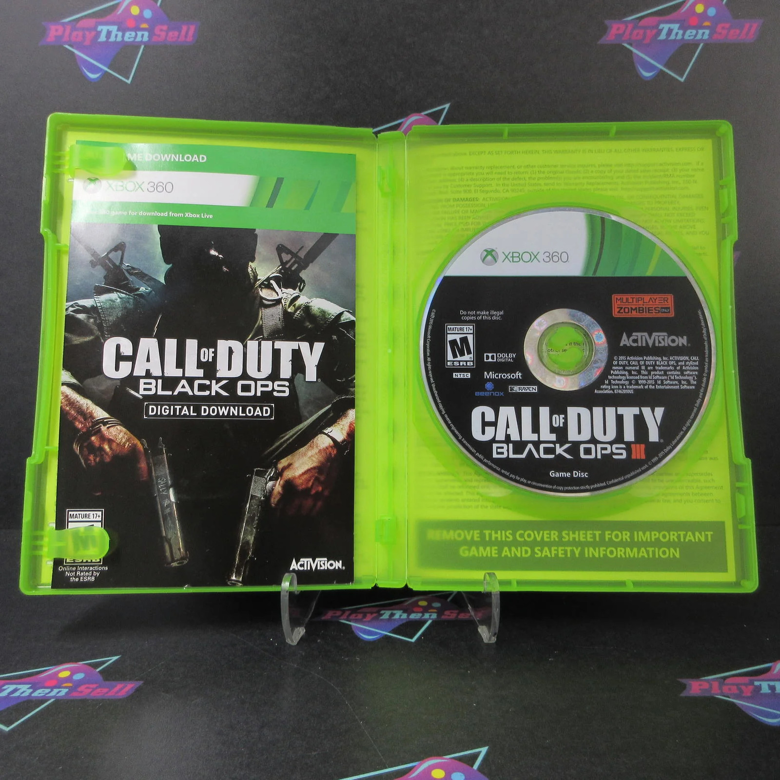 Call of Duty Black Ops III (3) Multiplayer Zombies Xbox 360 Complete – Very