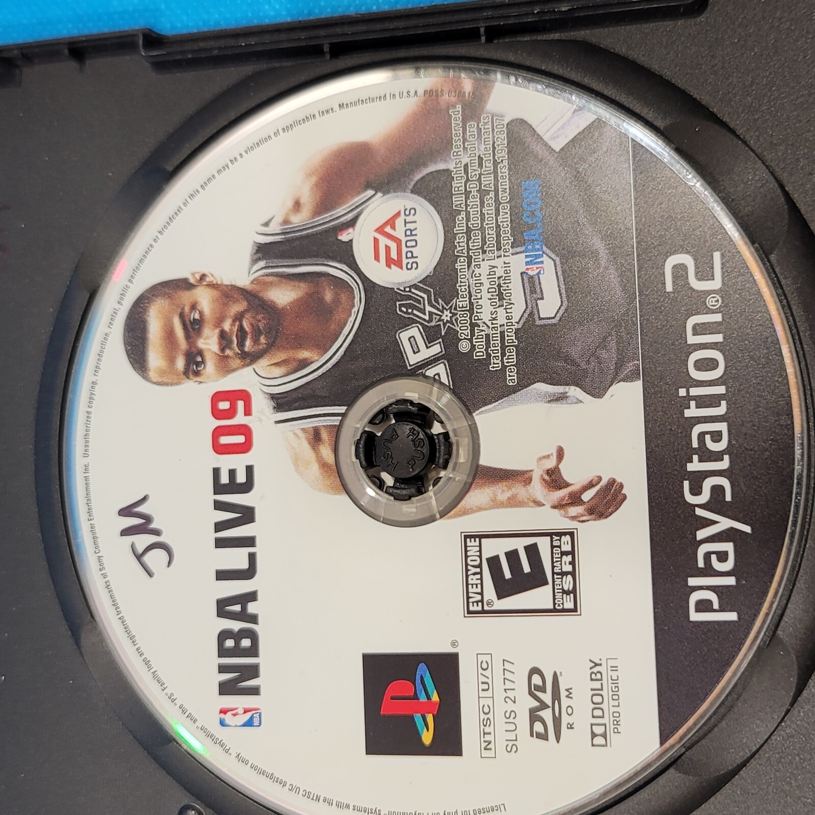 NBA Live 09 PlayStation 2 Sony 2009 [case Has Damage see pics