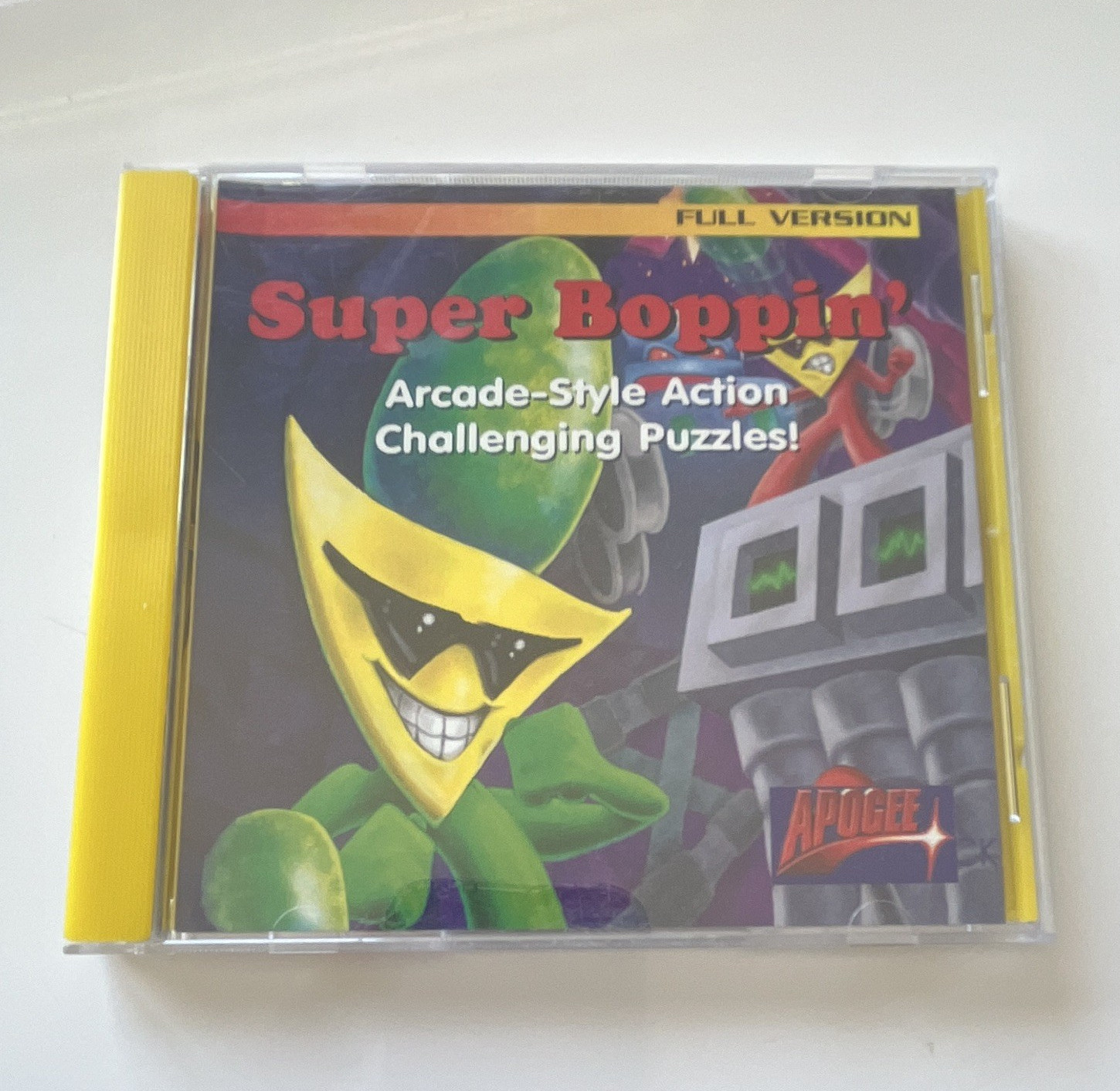 Apogee Super Boppin’ Full Version PC CD-ROM Game, Arcade/Puzzle, 1994