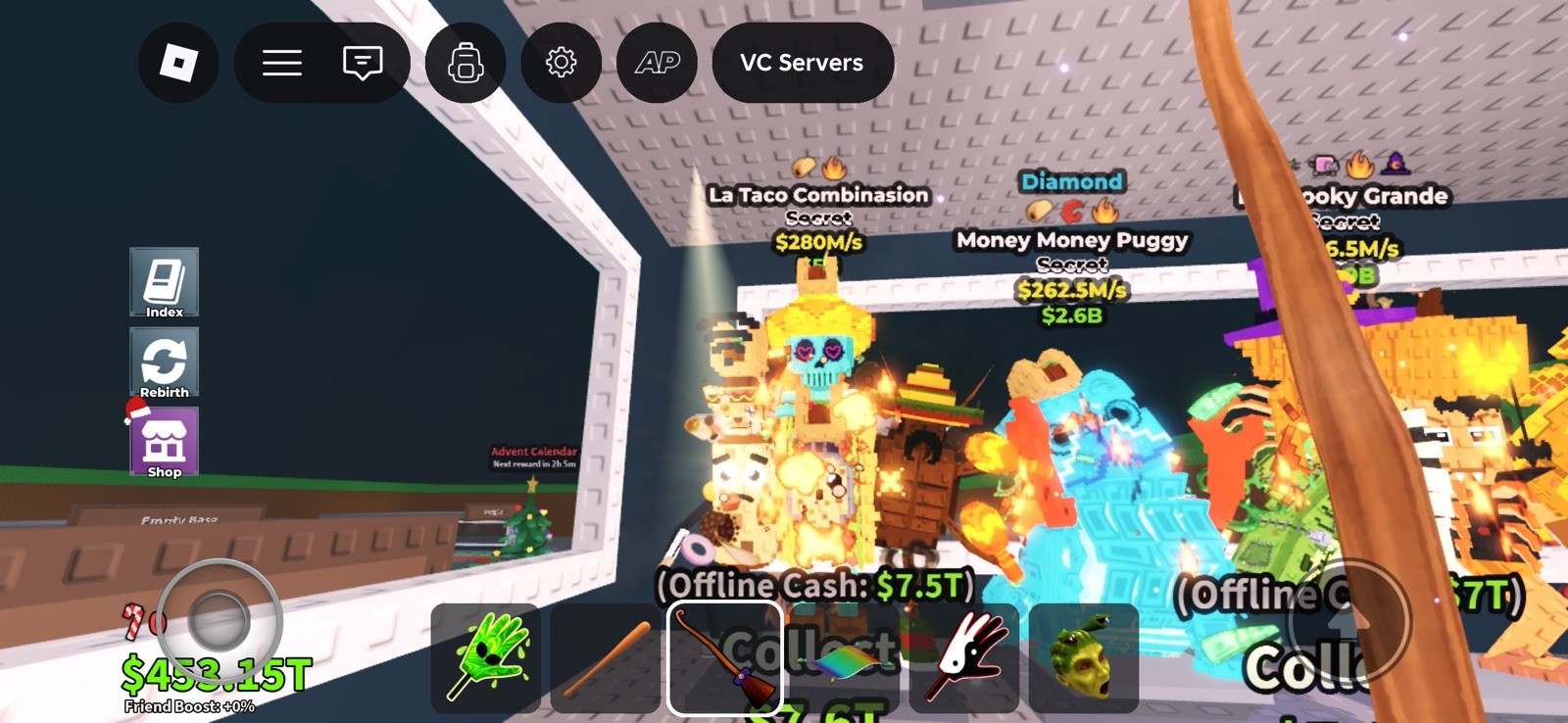 La Grande Combinasion Steal a Brainrot 280m Taco And Fire Trait!