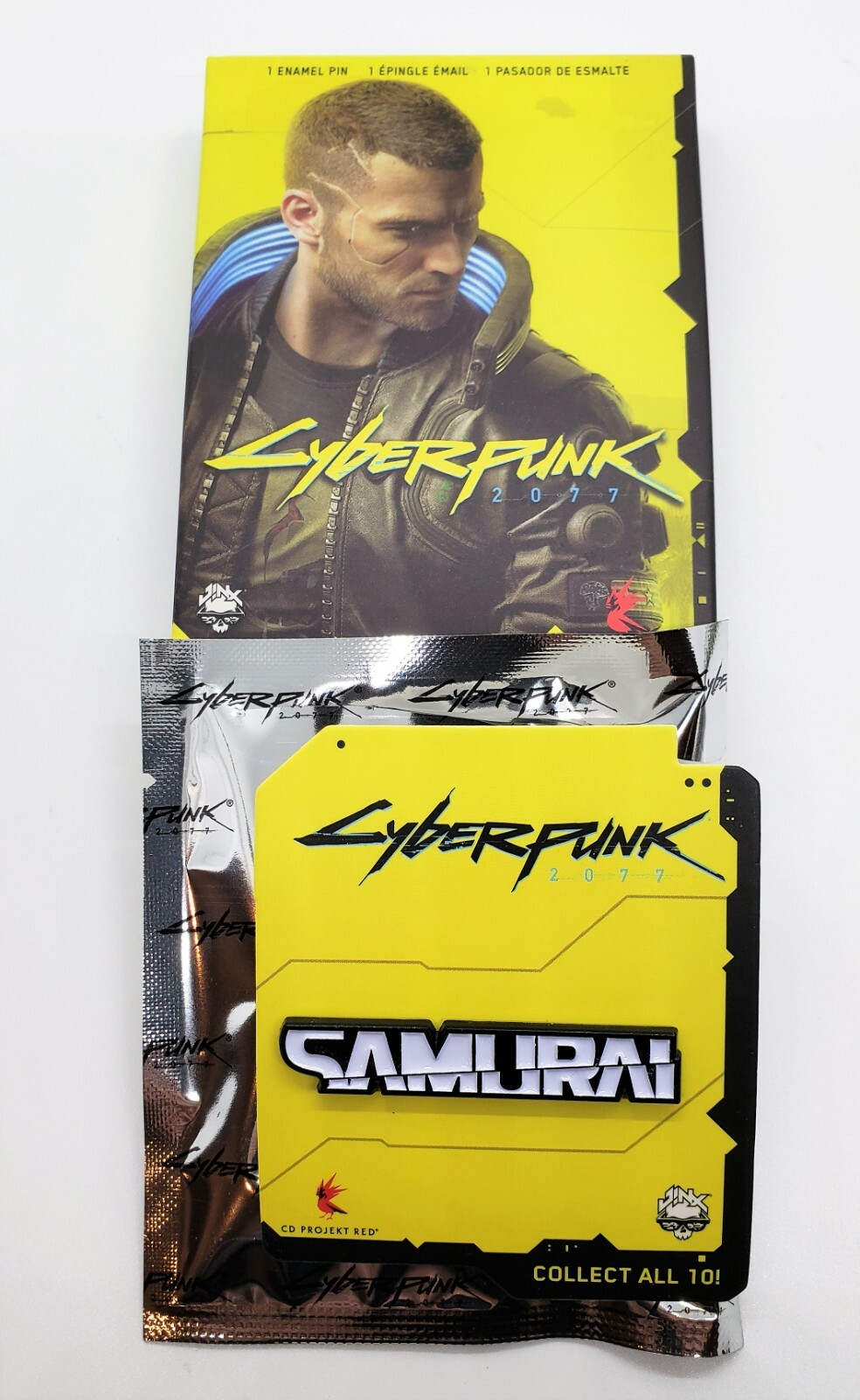 Cyberpunk 2077 enamel pins YOU PICK CD Projekt Red singles or set 9 10 blind box